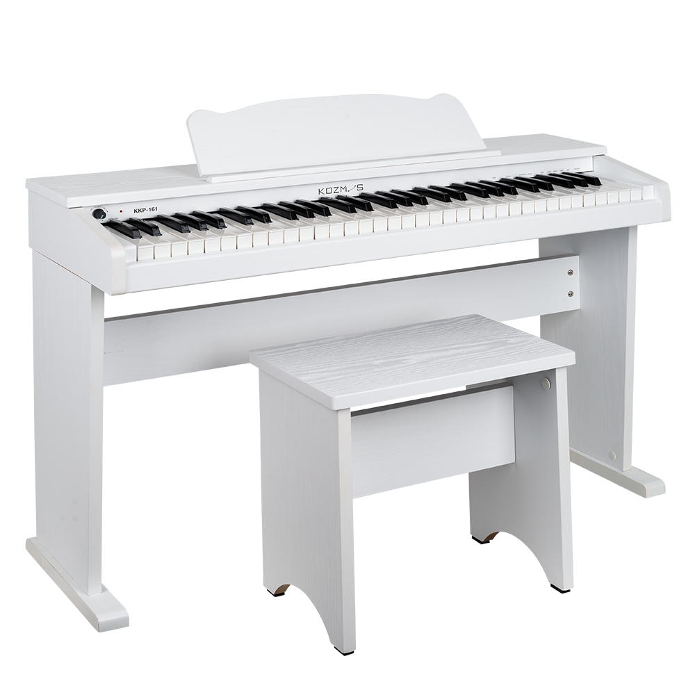 kozmos kkp 161wh beyaz dijital duvar tipi cocuk piyanosu zuhal muzik