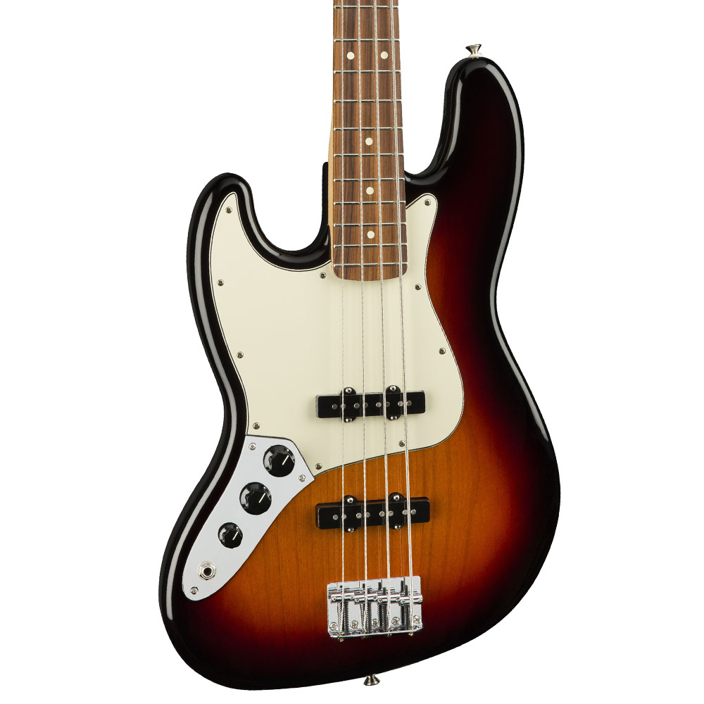 Fender Player Jazz Bass Left Handed Pau Ferro Klavye 3 Tone Sunburst