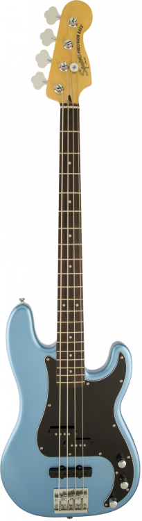 fender squier p bass blue